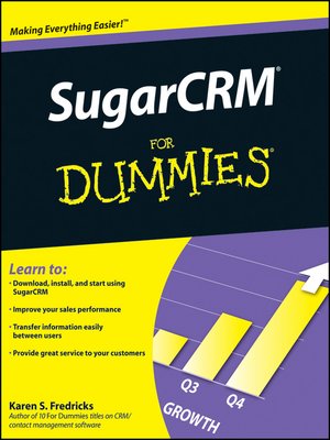 cover image of SugarCRM For Dummies